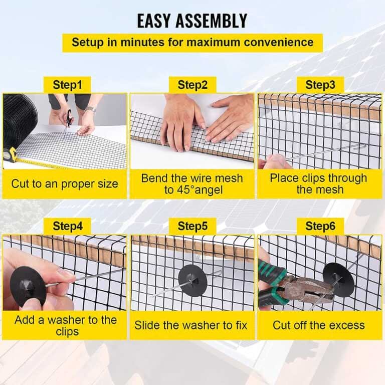 Bird Mesh Installation Procedure