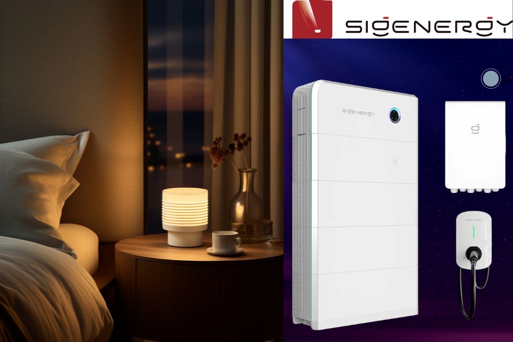 Sigenergy battery, a light inside room and others