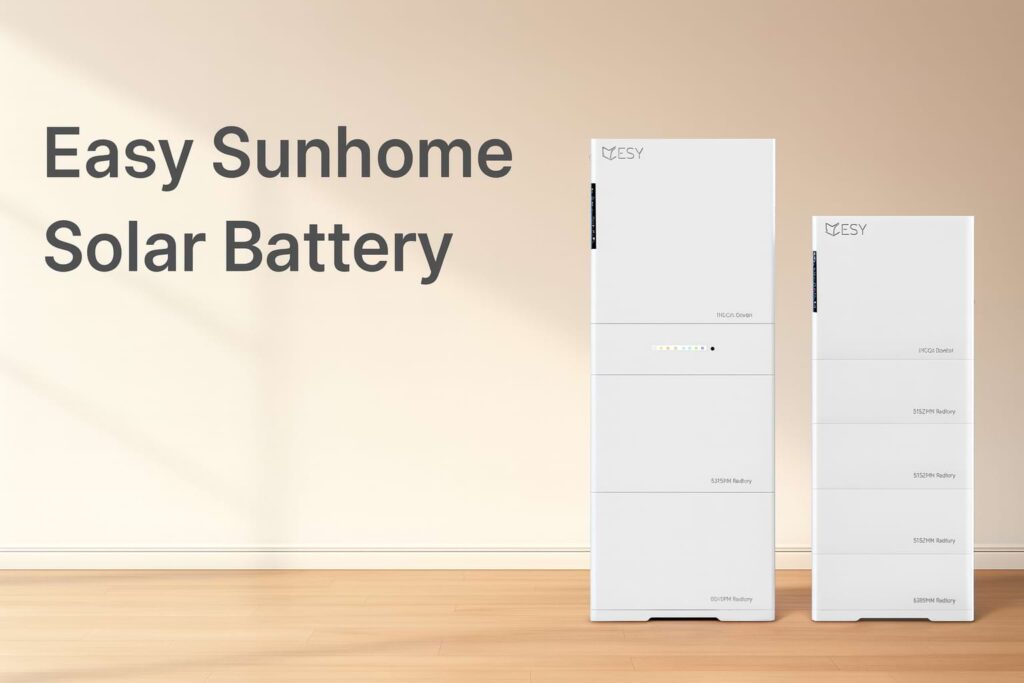 ESY Sunhome Batteries inside the room