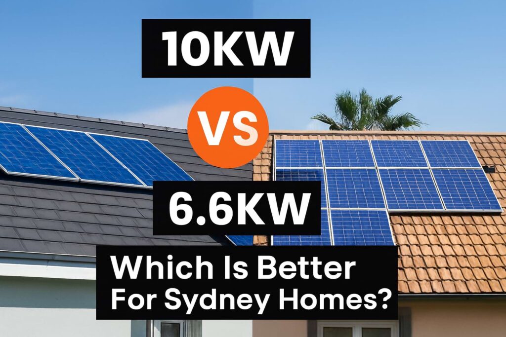 Tow solar home 6.6kw and 10kw