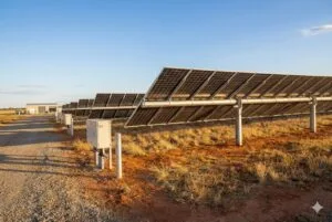 Onground solar project built with Bifacial solar panels