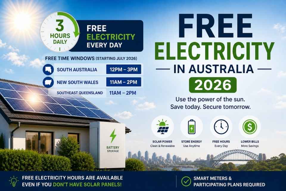 Free electricity in Australia