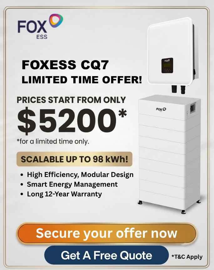 FoxEss CQ7 Battery offer poster