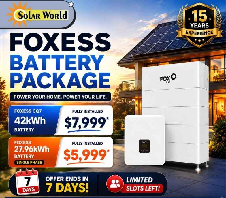 FoxEss Battery Ad poster