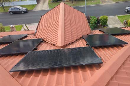 Roof top solar Installed by Solar world