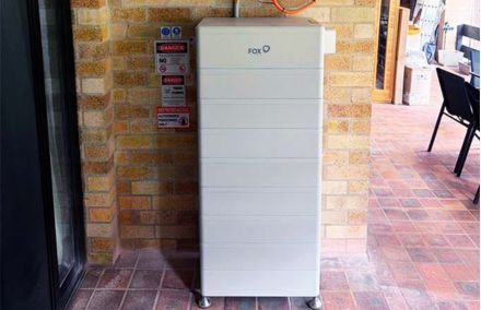 Battery installation